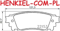 Tarcze hamulcowe pełne MIKODA 2280 GT malowane, nacinane, wiercone, kolor: czarny + KLOCKI TEXTAR 2215301 - LEXUS NX (_Z1_) - OŚ TYLNA