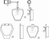 KLOCKI HAMULCOWE FOMAR RL900481 AUDI A4 -- PRZÓD