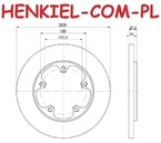 Tarcza hamulcowa pełna MIKODA 0773 - FORD TRANSIT V363 (FAD, FBD, FCD, FDD, FED, FFD) - OŚ TYLNA