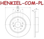 Tarcze hamulcowe pełne TRW DF6787 + KLOCKI TRW GDB3617 - NISSAN QASHQAI II (J11, J11_) RENAULT  KADJAR (HA_, HL_) - OŚ TYLNA