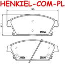 Tarcze hamulcowe wentylowane MIKODA 1667 + KLOCKI QUARO QP4493C ceramiczne - CHEVROLET TRAX OPEL MOKKA - OŚ PRZEDNIA