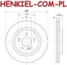 Tarcze hamulcowe wentylowane MIKODA 1499 + KLOCKI QUARO QP6229C ceramiczne - MERCEDES KLASA A (W176) KLASA B (W246, W242) CLA Coupe (C117) CLA Shooting Brake (X117) KLASA GLA (X156) - OŚ TYLNA