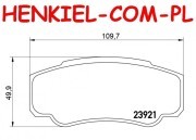 Tarcze hamulcowe pełne MIKODA 0351 + KLOCKI SAMKO 5SP885 - FIAT DUCATO CITROEN JUMPER PEUGEOT BOXER - OŚ TYLNA