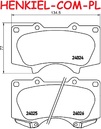 Klocki hamulcowe TRW GDB3364 - LEXUS GX (J12)(URJ15, GRJ15) LX (J2) MITSUBISHI PAJERO CLASSIC PAJERO IV PAJERO SPORT I II TOYOTA 4 RUNNER IV V FJ CRUISER FORTUNER (N5, N6)(N15, N16) HILUX VI VII VIII LAND CRUISER PRADO (J12)(J15) SEQUOIA (K3, K4) TACOMA Pickup (N2) TUNDRA Pickup (K3, K4) - OŚ PRZEDNIA