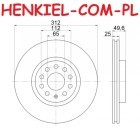 Tarcze hamulcowe wentylowane MIKODA 0262 + KLOCKI QUARO QP9631C ceramiczne - AUDI Q3 SEAT ALHAMBRA (710, 711) VW SHARAN (7N1,7N2) TIGUAN (5N_) - OŚ PRZEDNIA