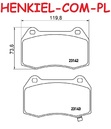 Klocki hamulcowe ATE 13.0460-4818.2 - NISSAN 350 Z Coupe (Z33) 350 Z Roadster (Z33) HONDA INTEGRA Coupe (DC5) CHEVROLET CAMARO - OŚ PRZEDNIA