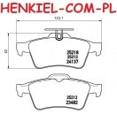 Tarcze hamulcowe pełne z łożyskiem i pierścieniem ABS MIKODA 1768L + KLOCKI MIKODA 71632 - RENAULT LAGUNA III - OŚ TYLNA