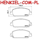 Klocki hamulcowe MIKODA 70856 - HONDA ACCORD IX Sedan (CR)  HR-V (RU) - OŚ PRZEDNIA