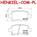 Klocki hamulcowe ATE 13.0470-2615.2 ceramiczne - OPEL ASTRA K (B16) ASTRA K Sports Tourer (B16) - OŚ TYLNA