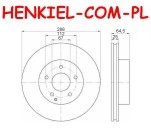 Tarcze hamulcowe wentylowane MIKODA 1469 + KLOCKI MIKODA 71471 - MERCEDES KLASA C (W204, S204, C204) - OŚ PRZEDNIA