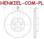 Tarcze hamulcowe wentylowane z powłoką antykorozyjną QUARO QD3449 + Klocki ceramiczne QUARO QP5928C - TOYOTA AURIS (_E15_) AURIS (_E18_) MIRAI (JPD1_) PRIUS C (NHP10_) PRIUS PLUS (_W4_) RAV 4 III (_A3_) RAV 4 IV (_A4_) - OŚ PRZEDNIA 