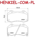 Tarcze hamulcowe wentylowane MIKODA 1660 + KLOCKI BREMBO P59094 - OPEL CORSA D (S07) - OŚ PRZEDNIA