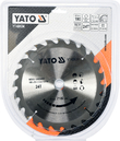 TARCZA WIDIOWA DO CIĘCIA DREWNA 190mm 24T 20mm YATO YT-60634