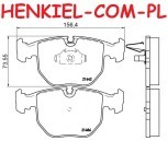 Klocki hamulcowe ATE 13.0460-7078.2 - BMW 5 (E39) 7 (E38) X3 (E83) X5 (E53) - OŚ PRZEDNIA