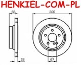 Tarcze hamulcowe wentylowane MIKODA 1452 + KLOCKI QUARO QP6575C ceramiczne - MERCEDES CLS (C219,C218,X218) KLASA E (W211,S211,W212,S212) - OŚ TYLNA