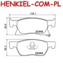 Klocki hamulcowe BREMBO P59092 - OPEL ASTRA K (B16) ASTRA K Sports Tourer (B16) - OŚ PRZEDNIA