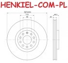 Tarcza hamulcowa wentylowana MIKODA 0270 - AUDI A4 (B5,B7) A6 (C5) ALLROAD SEAT EXEO - OŚ PRZEDNIA