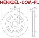 Tarcze hamulcowe wentylowane MIKODA 1491 + KLOCKI MIKODA 71443 - MERCEDES KLASA S (W221) KLASA S Coupe (C216) SL (R230) - OŚ TYLNA