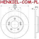 Tarcza hamulcowa pełna MIKODA 1169 - HYUNDAI i30 (PDE, PD, PDEN) i30 Kombi (PDE) i30 FASTBACK (PDE, PDEN) i30 Hatchback Van (PDE) i30 Kombi Van (PDE) KIA CEED (CD) CEED Combi Van (CD) CEED Hatchback Van (CD) CEED Sportswagon (CD) PROCEED (CD) PROCEED Combi Van (CD) XCEED (CD) - OŚ TYLNA