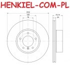 Tarcze hamulcowe wentylowane MIKODA 0454 + KLOCKI TEXTAR 2519901 - BMW 1 (F20,F21) 2 (F22,F23, F87) 3 (F30, F31, F34, F35, F80) 4 (F32, F33, F36, F82, F83) - OŚ PRZEDNIA