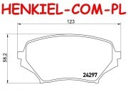 Tarcze hamulcowe wentylowane MIKODA 1333 + KLOCKI TEXTAR 2429701 - MAZDA MX-5 III (NC) - OŚ PRZEDNIA