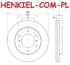 Tarcze hamulcowe wentylowane MIKODA 0946 + KLOCKI QUARO QP8010C ceramiczne - MITSUBISHI PAJERO IV (V8_W, V9_W) PAJERO IV Van (V9_, V8_, V8_V) - OŚ PRZEDNIA