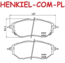 Klocki hamulcowe BREMBO P78017 - SUBARU FORESTER (SJ_)  FORESTER (SK_) IMPREZA Hatchback (GR, GH, G3) LEGACY IV (BL) LEGACY IV Kombi (BP) LEGACY V (BM) LEGACY V Kombi (BR) LEVORG OUTBACK (BL, BP) OUTBACK (BR) OUTBACK (BS) - OŚ PRZEDNIA