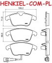 Tarcze hamulcowe wentylowane MIKODA 0262 + KLOCKI MIKODA 70262 - AUDI Q3 SEAT ALHAMBRA (710, 711) VW SHARAN (7N1,7N2) TIGUAN (5N_) - OŚ PRZEDNIA