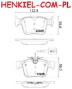 Klocki hamulcowe TEXTAR 2260501 - ALFA ROMEO GIULIA (952_) STELVIO (949_) - OŚ TYLNA