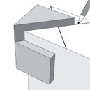 PRZYMIAR TRASERSKI STOLARSKI ALUMINIOWY 60x45x45mm YATO YT-44087