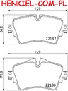 Klocki hamulcowe BREMBO P06092 - BMW 2 Active Tourer (F45) 2 Gran Tourer (F46)  X1 (F48) X2 (F39) MINI MINI (F55) MINI (F56) MINI CLUBMAN (F54) MINI Kabriolet (F57) MINI COUNTRYMAN (F60) - OŚ PRZEDNIA