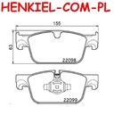 Klocki hamulcowe MIKODA 72441 - VOLVO S90 II (234) V90 II Kombi (235, 236) V90 II Cross Country (236) V60 II (225, 227) V60 II Cross Country (227) XC60 II (246) S60 III (224) - OŚ PRZEDNIA