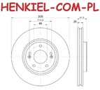 Tarcze hamulcowe wentylowane MIKODA 1111 + KLOCKI TEXTAR 2450101 - HYUNDAI i40 (VF) i40 CW (VF) ix35 (LM, EL, ELH) KIA OPTIMA Sportswagon SPORTAGE (SL)- OŚ PRZEDNIA