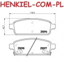 Klocki hamulcowe TRW GDB1844 - CHEVROLET CRUZE (J300,J305,J308) ORLANDO (J309) TRAX VOLT OPEL AMPERA ASTRA J CASCADA (W13) MOKKA ZAFIRA TOURER C - OŚ TYLNA