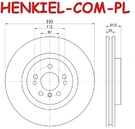 Tarcza hamulcowa wentylowana MIKODA 5406 - MERCEDES-BENZ GLE (W166) GLE Coupe (C292) KLASA M (W166) - OŚ PRZEDNIA