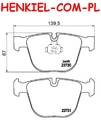 Tarcze hamulcowe wentylowane MIKODA 0488 + KLOCKI QUARO QP1173C ceramiczne - BMW 5 Gran Turismo (F07) 7 (F01, F02, F03, F04) - OŚ TYLNA