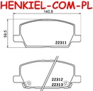 Klocki hamulcowe QUARO QP0013C - OPEL MOKKA / MOKKA X (J13) - OŚ PRZEDNIA