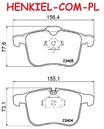 Klocki hamulcowe MIKODA 71636 - OPEL SIGNUM Hatchback (Z03) VECTRA C (Z02) VECTRA C GTS (Z02) VECTRA C Kombi (Z02) SAAB 9-3 (YS3F) 9-3 Kabriolet (YS3F) 9-3 Kombi (YS3F) - OŚ PRZEDNIA