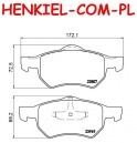 Tarcze hamulcowe wentylowane MIKODA 2520 + KLOCKI QUARO QP6600C ceramiczne - CHRYSLER VOYAGER IV (RG, RS) DODGE CARAVAN (RG_) - OŚ PRZEDNIA