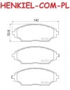 Tarcze hamulcowe wentylowane MIKODA 1658 + KLOCKI TRW GDB3579 - CHEVROLET AVEO Hatchback (T300) AVEO Sedan (T300) - OŚ PRZEDNIA 