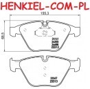 Tarcze hamulcowe wentylowane MIKODA 0473 + KLOCKI FERODO FDB1628 - BMW 5 (F10, F11, F07) 6 (F06, F12, F13) 7 (F01, F02, F03, F04) - OŚ PRZEDNIA