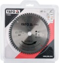 TARCZA WIDIOWA DO CIĘCIA DREWNA dla YT-82150 190mm 60T 20mm YATO YT-60636