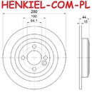 Tarcza hamulcowa pełna MIKODA 1827 - MINI MINI (R56) MINI CLUBMAN (R55) MINI CLUBVAN (R55) MINI Kabriolet (R57) MINI Coupe (R58) MINI Roadster (R59) - OŚ TYLNA