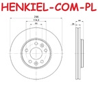 Tarcze hamulcowe wentylowane MIKODA 1782 + KLOCKI QUARO QP1742C ceramiczne - FIAT TALENTO NISSAN NV300 OPEL VIVARO B RENAULT TRAFIC III - OŚ PRZEDNIA