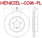 Tarcze hamulcowe wentylowane MIKODA 0488 + KLOCKI QUARO QP5788C ceramiczne - BMW 5 (F10) 5 Touring (F11)  6 Kabriolet (F12) 6 Coupe (F13) 6 Gran Coupe (F06) - OŚ TYLNA