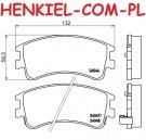 Tarcze hamulcowe wentylowane MIKODA 1325 + KLOCKI MIKODA 71325 - MAZDA 6 Sedan (GG) 6 Hatchback (GG) 6 Station Wagon (GY) - OŚ PRZEDNIA