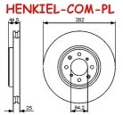 TARCZA HAMULCOWA MIKODA 0828  - MG ZS - OŚ PRZEDNIA