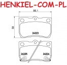 Tarcze hamulcowe wentylowane MIKODA 2271 GT malowane, nacinane, wiercone, kolor: czarny + KLOCKI TEXTAR 2432301 - LEXUS GS (_S19_) IS II (_E2_) IS C (GSE2_) - OŚ TYLNA