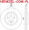 Tarcze hamulcowe wentylowane MIKODA 1835 + KLOCKI QUARO QP6867C ceramiczne - JAGUAR F-PACE (X761) LAND ROVER RANGE ROVER VELAR (L560) - OŚ PRZEDNIA