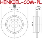 Tarcza hamulcowa wentylowana BREMBO 09.7702.11 - BMW 3 (E46) - OŚ TYLNA